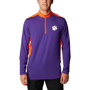 �A���u�����f�b�h ���f�B�[�X �A�E�^�[ �W���P�b�g�E�u���]�� Unbranded Men's Columbia Purple Clemson Tigers Tech Trail Omni-Shade Quarter-Zip Top Clm Purple �p�[�v��