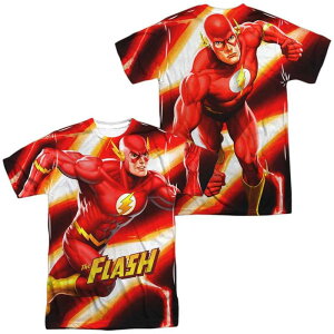 �A�j���L�����N�^�[ ���f�B�[�X �g�b�v�X T�V���c Licensed Character Justice League Of America Speed Bolt Short Sleeve Adult Poly Crew T-shirt White �z���C�g