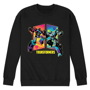 �A�j���L�����N�^�[ ���f�B�[�X �g�b�v�X T�V���c Licensed Character Men's Transformers Opt Vs Meg Cash Black �u���b�N