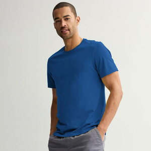 �\�m�} ���f�B�[�X �g�b�v�X T�V���c �N���[�l�b�N Men'sonoma Goods For Life Supersoft Essential Crewneck Tee Bright Blue �u���[
