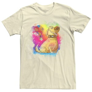 �f�B�Y�j�[ �s�N�T�[ ���f�B�[�X �g�b�v�X T�V���c Disney / Pixar's Up Dug Men's Watercolorainbow Tee Natural