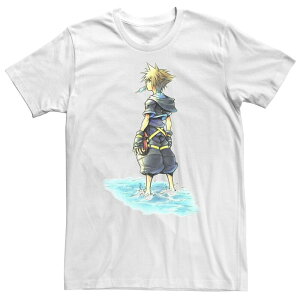 �f�B�Y�j�[ ���f�B�[�X �g�b�v�X T�V���c �g�[�� Big & Tall Disney Kingdom Heartsora Sea Salt Ice Cream Sketch Tee White �z���C�g