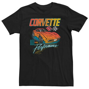 �A�j���L�����N�^�[ ���f�B�[�X �g�b�v�X T�V���c �g�[�� Licensed Character Big & Tall General Motors Corvette High Performance Poster Tee Charcoal Heather �`���R�[��