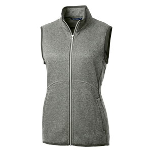 �J�b�^�[�A���h�o�b�N ���f�B�[�X �A�E�^�[ �W���P�b�g�E�u���]�� �x�X�g Cutter & Buck Mainsail Basic Womens Vest Polished Heather �w�U�[