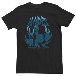 �f�B�Y�j�[ ���f�B�[�X �g�b�v�X T�V���c �g�[�� ���S Big & Tall Disney Hercules Hades Quote Logo Tee Black �u���b�N