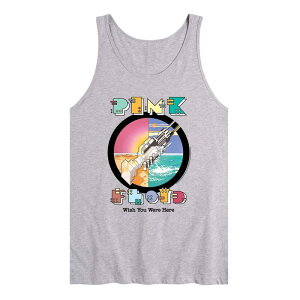 �A�j���L�����N�^�[ ���f�B�[�X �g�b�v�X T�V���c Licensed Character Men's Pink Floyd Robotank Top Gray �O���[