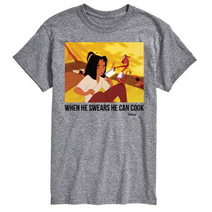 �f�B�Y�j�[ ���f�B�[�X �g�b�v�X T�V���c �g�[�� �O���t�B�b�N Disney's Mulan Big & Tall He Can Cook Graphic Tee Gray �O���[