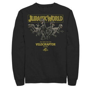 �A�j���L�����N�^�[ ���f�B�[�X �g�b�v�X T�V���c �X�E�F�b�g Licensed Character Men's Jurassic World Blue Charlie Delta & Echo Pack Sweatshirt Black �u���b�N