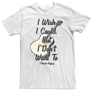 �A�j���L�����N�^�[ ���f�B�[�X �g�b�v�X T�V���c �g�[�� Licensed Character Big & Tall Friends I Wish I Coulc But I Don't Wanto Phoebe Quotee White �z���C�g