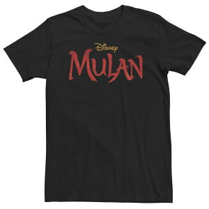 �f�B�Y�j�[ ���f�B�[�X �g�b�v�X T�V���c �g�[�� ���S Big & Tall Disney Mulan Live Action Logo Tee Black �u���b�N