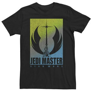 �A�j���L�����N�^�[ ���f�B�[�X �g�b�v�X T�V���c �g�[�� Licensed Character Big & Tall Star Wars Jedi Master Poster Tee Black �u���b�N