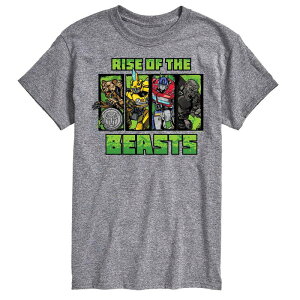 �A�j���L�����N�^�[ ���f�B�[�X �g�b�v�X T�V���c �g�[�� �O���t�B�b�N Licensed Character Big & Tall Transformers Rise Of The Beasts Graphic Tee Gray �O���[