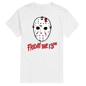 �A�j���L�����N�^�[ ���f�B�[�X �g�b�v�X T�V���c �g�[�� �O���t�B�b�N Licensed Character Big & Tall Friday The 13th Ski Mask Graphic Tee White �z���C�g