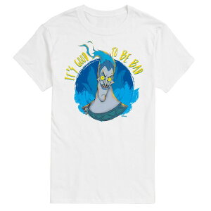 �f�B�Y�j�[ ���f�B�[�X �g�b�v�X T�V���c �g�[�� �O���t�B�b�N Disney Villains Hades Big & Tall It's Good To Be Bad Graphic Tee White �z���C�g