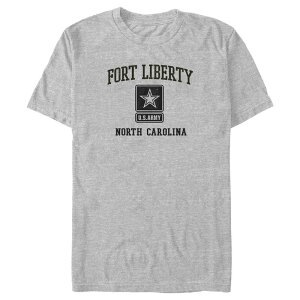 �A���u�����f�b�h ���f�B�[�X �g�b�v�X T�V���c �g�[�� �O���t�B�b�N Unbranded Big & Tall U.S. Army Fort Liberty North Carolina Graphic Tee Athletic Heather �w�U�[