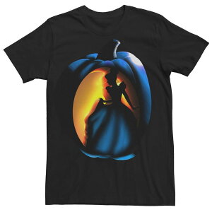 �f�B�Y�j�[ ���f�B�[�X �g�b�v�X T�V���c Disney's Cinderella Men's Pumpkin Carving Tee Black �u���b�N