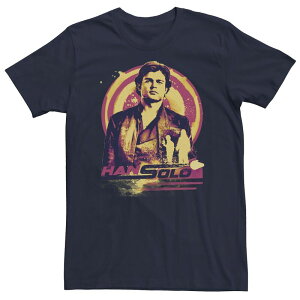 �X�^�[ �E�H�[�Y ���f�B�[�X �g�b�v�X T�V���c �O���t�B�b�N Men'star Wars Han Solo Target Graphic Tee Navy �l�C�r�[