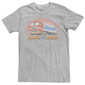 �A�j���L�����N�^�[ ���f�B�[�X �g�b�v�X T�V���c Licensed Character Men's Transformers Optimus Prime Robot In Disguise Tee Athletic Heather �w�U�[