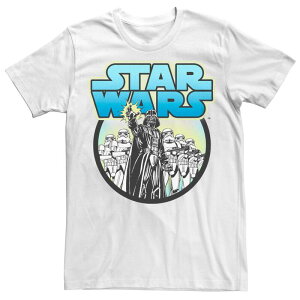 �A�j���L�����N�^�[ ���f�B�[�X �g�b�v�X T�V���c �g�[�� Licensed Character Big & Tall Star Wars Group Circle Tee White �z���C�g