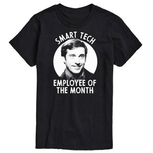 �A�j���L�����N�^�[ ���f�B�[�X �g�b�v�X T�V���c �g�[�� �O���t�B�b�N Licensed Character Big & Tall 40 Year Old Virgin Smartech Graphic Tee Black �u���b�N