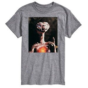�A�j���L�����N�^�[ ���f�B�[�X �g�b�v�X T�V���c �g�[�� �O���t�B�b�N Licensed Character Big & Tall E.T. Going Home Graphic Tee Gray �O���[