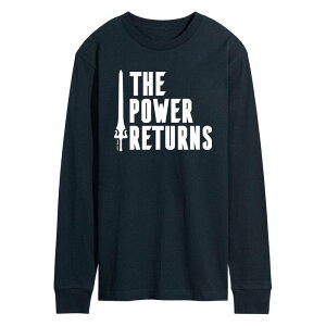 �A�j���L�����N�^�[ ���f�B�[�X �g�b�v�X T�V���c �O���t�B�b�N Licensed Character Men's He-Man Masters of the Universe Long Sleeve Graphic Tee Navy �l�C�r�[