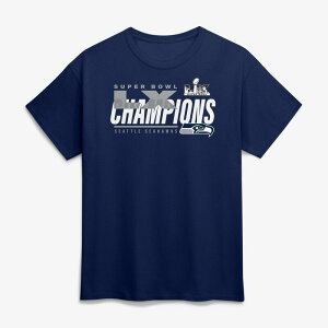 �t�@�i�e�B�N�X ���f�B�[�X �g�b�v�X T�V���c Men's Fanatics College Navy Seattle Seahawksuper BowlX Champions Iconic Victory T-Shirt Sea Multi �}���`�J���[