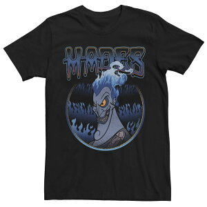 �f�B�Y�j�[ ���f�B�[�X �g�b�v�X T�V���c Disney's Hercules Hades Men's Blue Flame Portraitee Black �u���b�N