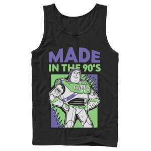 �f�B�Y�j�[ �s�N�T�[ ���f�B�[�X �g�b�v�X T�V���c Disney / Pixar's Toy Story 4 Buzz Lightyear Men's Made In The 90's Tank Top Black �u���b�N