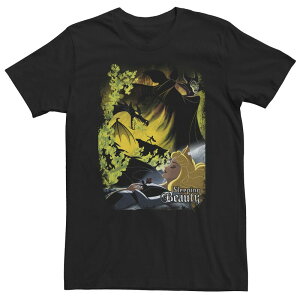 �f�B�Y�j�[ ���f�B�[�X �g�b�v�X T�V���c �g�[�� Big & Tall Disney Sleeping Beauty Poster Tee Black �u���b�N