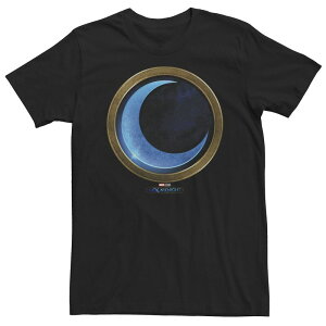 �A�j���L�����N�^�[ ���f�B�[�X �g�b�v�X T�V���c �g�[�� Licensed Character Big & Tall Marvel Moon Knight Main Icon Tee Black �u���b�N
