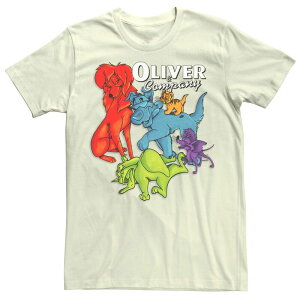 �A�j���L�����N�^�[ ���f�B�[�X �g�b�v�X T�V���c Licensed Character Men's Oliver And Company Dancing Castee Natural