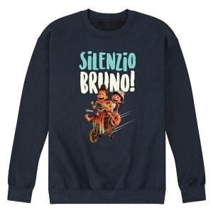 �f�B�Y�j�[ ���f�B�[�X �g�b�v�X T�V���c �X�E�F�b�g �t���[�X Disney's Luca Men'silenzio Bruno Fleece Sweatshirt Navy �l�C�r�[
