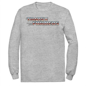 �A�j���L�����N�^�[ ���f�B�[�X �g�b�v�X T�V���c �g�[�� ���S �O���t�B�b�N Licensed Character Big & Tall Transformers Autobots Logo Title Graphic Tee Athletic Heather �w�U�[