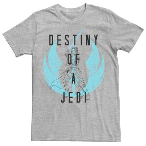�X�^�[ �E�H�[�Y ���f�B�[�X �g�b�v�X T�V���c Men'star Wars: The Rise Of Skywalkerey Destiny Of A Jedi Tee Athletic Heather �w�U�[