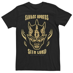 �A�j���L�����N�^�[ ���f�B�[�X �g�b�v�X T�V���c Licensed Character Men'star Wars: Clone Warsavage Opressith Lord Portraitee Black �u���b�N