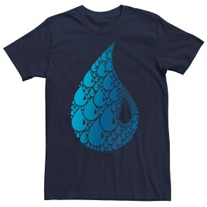 �A�j���L�����N�^�[ ���f�B�[�X �g�b�v�X T�V���c ���S Licensed Character Men's Magic The Gathering Blue Mana Symbologo Tee Navy �l�C�r�[