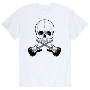 �A�j���L�����N�^�[ ���f�B�[�X �g�b�v�X T�V���c Licensed Character Men's Crossed Guitars Tee White �z���C�g