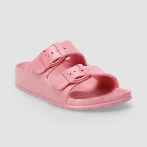 �\�m�} ���f�B�[�X �V���[�Y �T���_�� Sonoma Goods For Life JessieeVA Footbed Kids' Slides Brpink