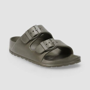 �\�m�} ���f�B�[�X �V���[�Y �T���_�� Sonoma Goods For Life JessieeVA Footbed Kids' Slides Olive �I���[�u