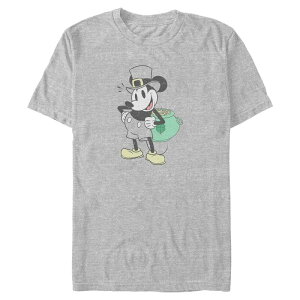 �f�B�Y�j�[ ���f�B�[�X �g�b�v�X T�V���c �g�[�� �O���t�B�b�N Big & Tall Disney's Mickey Mouse Pot Of Gold Graphic Tee Athletic Heather �w�U�[