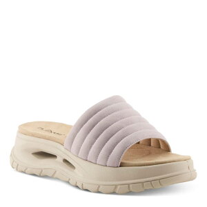 �t���N�T�X ���f�B�[�X �V���[�Y �T���_�� Flexus by Spring Step Filman Women's Cushioned Slide Sandals Light Pink �s���N
