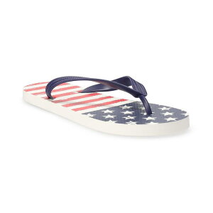 �\�m�} ���f�B�[�X �V���[�Y �T���_�� Sonoma Goods For Life Druski Eva Men's Flip Flops Americana