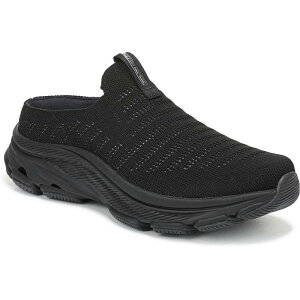���C�J ���f�B�[�X �V���[�Y �T���_�� �j�b�g Ryka Devotion Max Mule Women's Knit Slip-On Walking Shoes Black �u���b�N