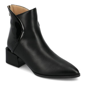 �W���[�j�[ ���f�B�[�X �V���[�Y �u�[�c�E���C���u�[�c �A���N�� Journee Consuello Women's Ankle Boots Black Patent �u���b�N