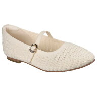 スケッチャーズ レディース シューズ サンダル Skechers Cleo Snip Women'slip-On Comfort Flats Off Whi…