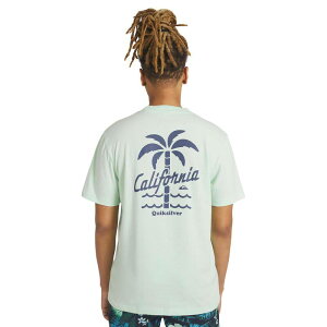 �N�C�b�N�V���o�[ ���f�B�[�X �g�b�v�X T�V���c �O���t�B�b�N Men's Quiksilver Graphic Tee Brook Green �O���[��