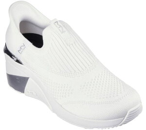 �X�P�b�`���[�Y ���f�B�[�X �V���[�Y �X�j�[�J�[ Skechers Hands Free Slip-ins Mark Nason: A Wedge Crecent Women'shoes White �z���C�g