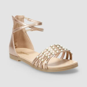 �\�m�} ���f�B�[�X �V���[�Y �T���_�� Sonoma Goods For Life Fantasy Little & Big Kid Girlsimulated Pearl Strappy Sandals Rosegold �p�[��