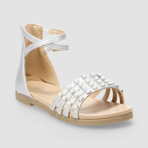 �\�m�} ���f�B�[�X �V���[�Y �T���_�� Sonoma Goods For Life Fantasy Little & Big Kid Girlsimulated Pearl Strappy Sandalsilver �V���o�[